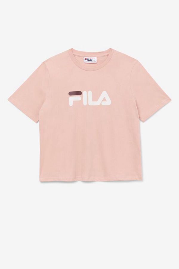 Fila Miss Eagle Oversized Graphic Women's Tee - Rose,NZ 760-59173